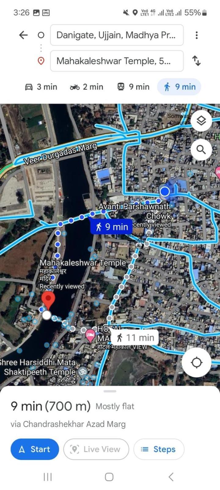Hotel Om Palace 乌贾因 外观 照片